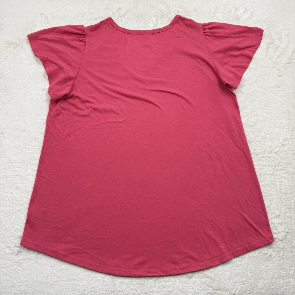 Torrid T-Shirt Women’s Size 2 Classic Fit V Neck Short Sleeve Pink Tee Casual - Picture 2 of 9